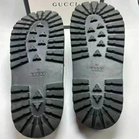 Gucci slide sandal with web GG red green lido - Picture 8 of 11